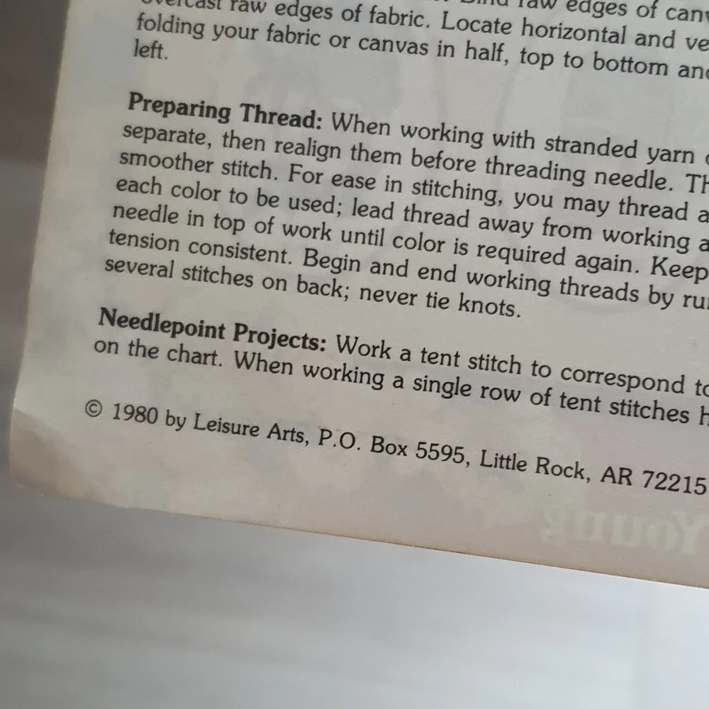 Leisure Arts vintage 1980